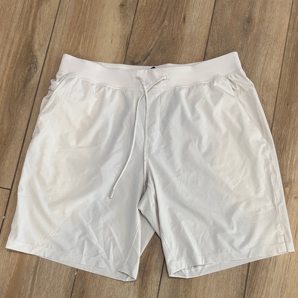 Lululemon Cream Athletic Shorts - Picture 1 of 7